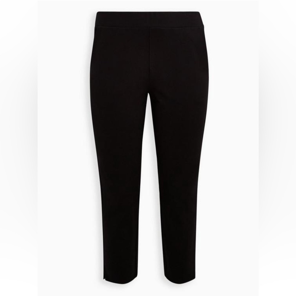 Pull-on relaxed taper pants